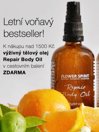 Získejte náš letní voňavý bestseller úplně zdarma! 😍 🍊k nákupu nad 1500 Kč na našem e-shopu získáte jako dárek tělový olej...
